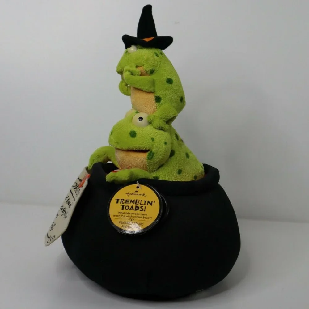 Hallmark Halloween Tremblin Toads Plush Decor - Picture 4 of 15